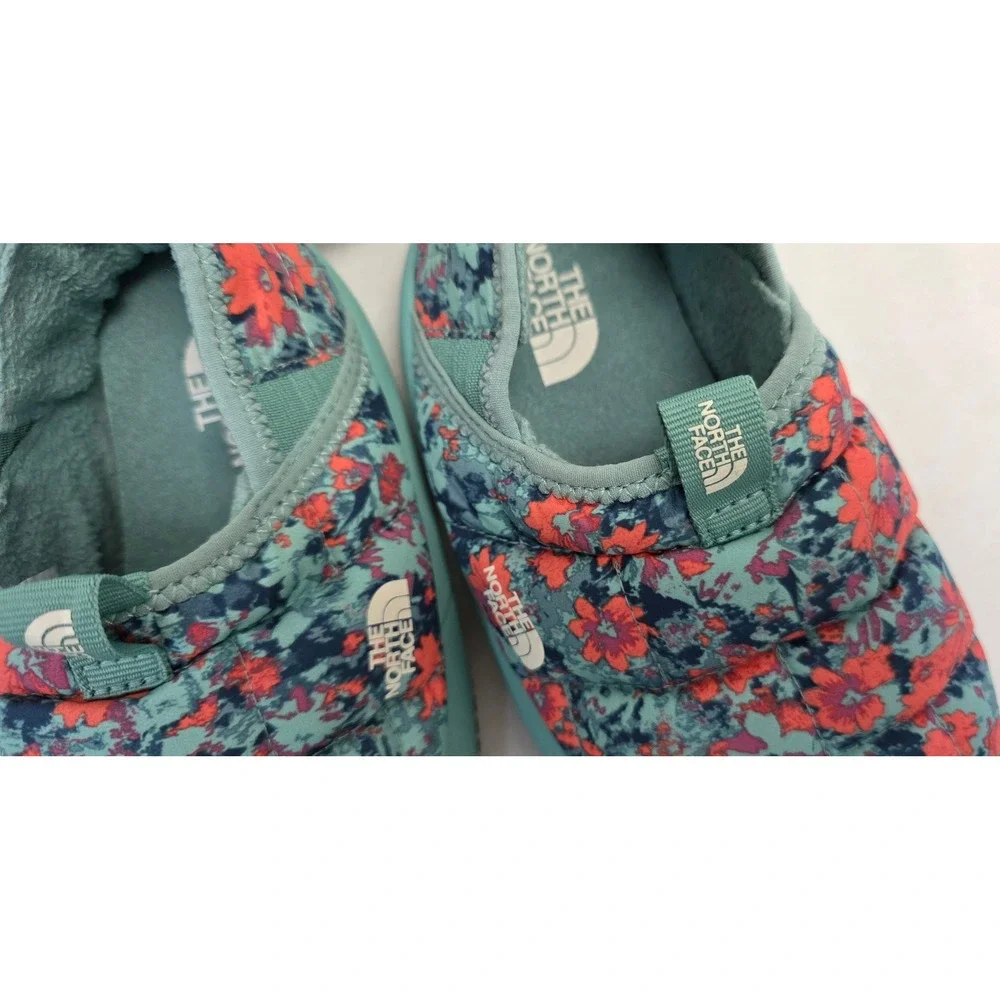 The North Face Kids ThermoBall Traction Mule II Slippers Floral Wasabi Green 13